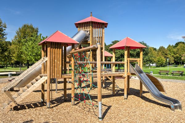 Playground Mulching Service in Auburn